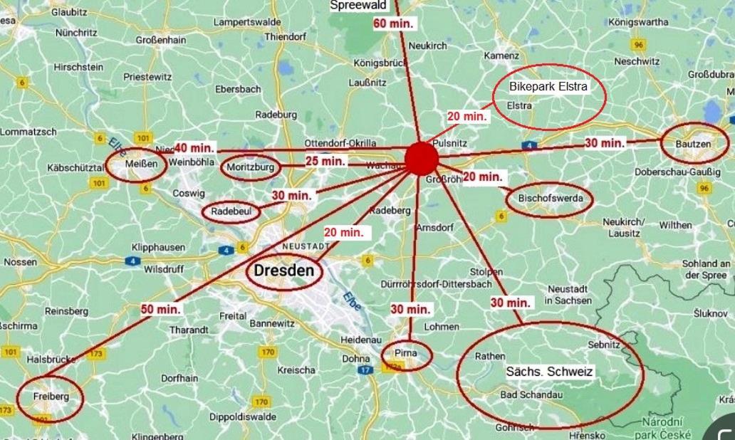 Gemuetliches Appartement - 20 Min Bis Dresden Leppersdorf ภายนอก รูปภาพ